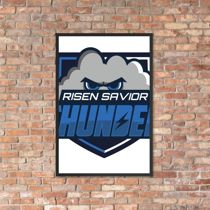 Risen Savior Framed poster - Savannah Moss Co.