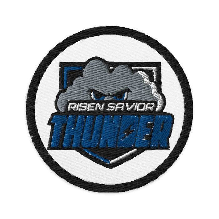Risen Savior Thunder Embroidered patch - Savannah Moss Co.