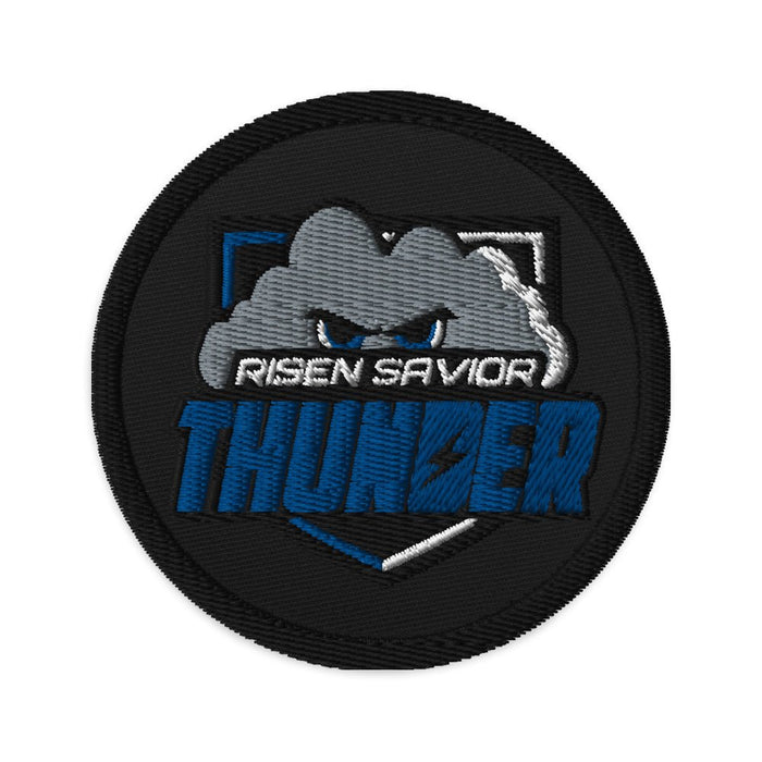 Risen Savior Thunder Embroidered patch - Savannah Moss Co.
