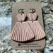 Rose Gold Fan Clay Earrings - Savannah Moss Co. Boutique