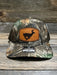 Running Buck Deer Leather Patch Trucker Hat - Savannah Moss Co.