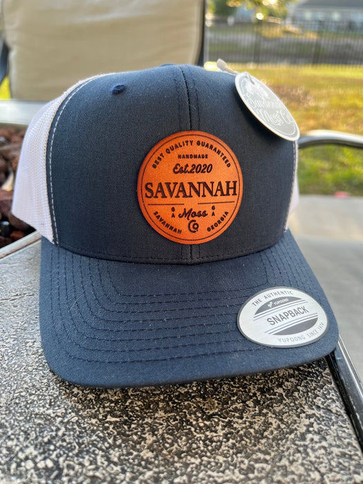 Savannah Moss Best Quality Guaranteed Leather Patch Hat - Savannah Moss Co.