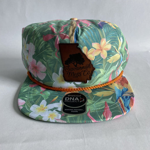 Savannah Moss Co. Aloha Leather Patch Hat - Savannah Moss Co.