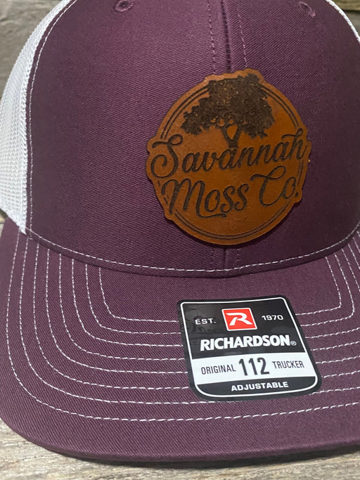 Savannah Moss Co. Diecut Leather Patch Hat - Savannah Moss Co.