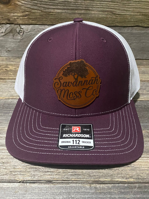Savannah Moss Co. Diecut Leather Patch Hat - Savannah Moss Co.