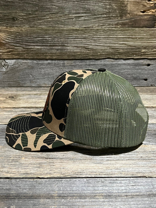 Lab Duck Hunting Leather Patch Hat — Savannah Moss Co.