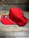 Savannah Moss Co. Red Rope Leather Patch Snapback Hat - Savannah Moss Co.
