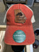 Savannah Moss Co. Red/Khaki Legacy Leather Patch Hat - Savannah Moss Co.