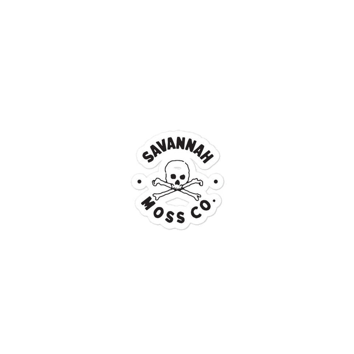 Savannnah Moss Co Skull and Crossbones Bubble-free stickers - Savannah Moss Co.