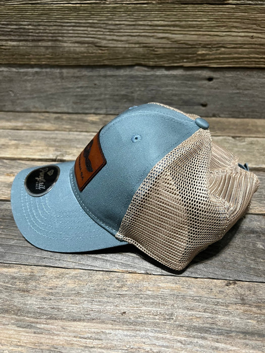 Sea Turtle Leather Patch Ponytail Hat - Savannah Moss Co.