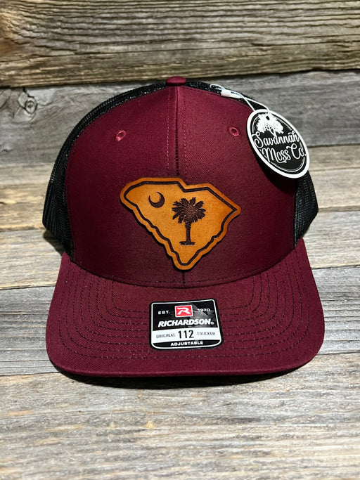 South Carolina Leather Patch Hat - Savannah Moss Co.