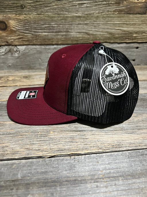 South Carolina Leather Patch Hat - Savannah Moss Co.
