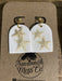Starfish white clay earrings - Savannah Moss Co. Boutique