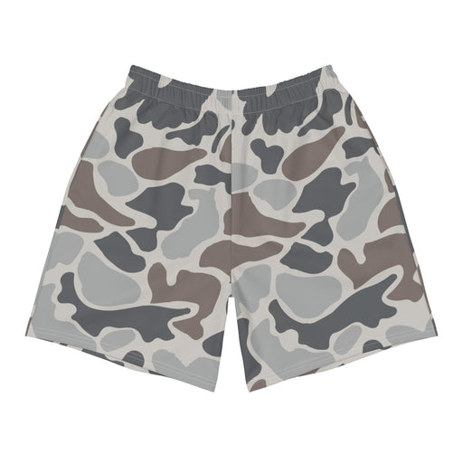 Storm Duck Camo Men's Recycled Athletic Shorts — Savannah Moss