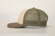Tan/Tobacco/Light Green Blank Trucker Hat - Savannah Moss Co.