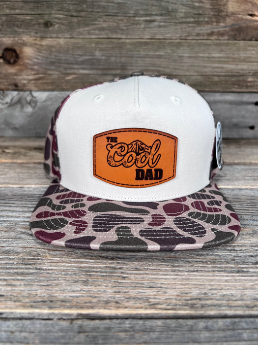 The Cool Dad Leather Patch Hat - Savannah Moss Co.
