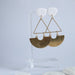 Triangle Statement Clay Earrings - Savannah Moss Co.