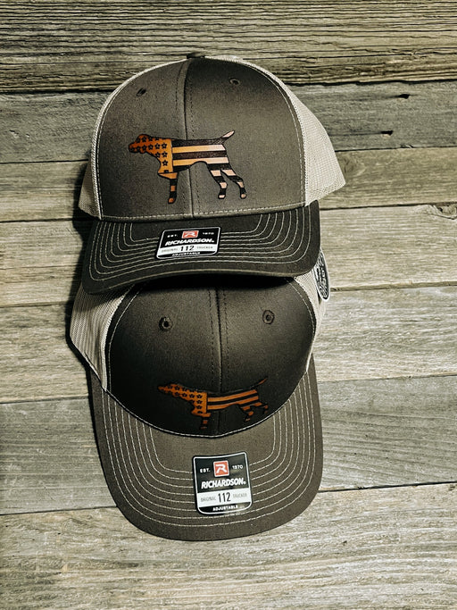 US Flag GSP Leather Patch Hat - Savannah Moss Co.