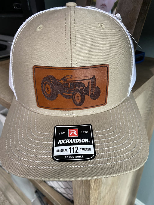 Vintage Tractor Leather Patch Hat - Savannah Moss Co.