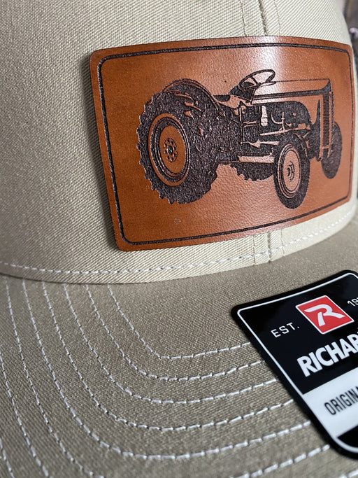Vintage Tractor Leather Patch Hat - Savannah Moss Co.