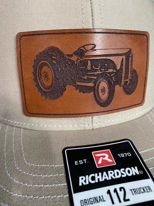 Vintage Tractor Leather Patch Hat - Savannah Moss Co.