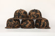 Waxed Duck Camo Leather Patch Snapback Hat Pre Order (Late November) - Savannah Moss Co.