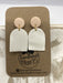 White and Pink Clay Earrings - Savannah Moss Co. Boutique