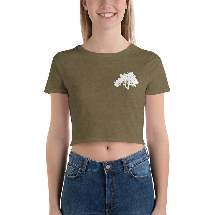 White Oak Women’s Short Sleeve Crop Tee - Savannah Moss Co. Clothing & Goods Boutique